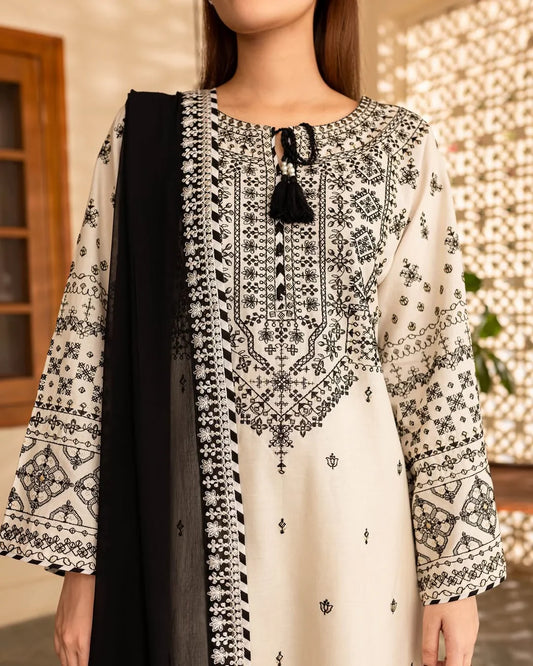 Arfa 3PC - Embroidered